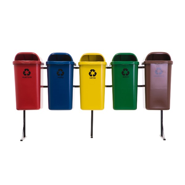 Kit Latas de lixo reciclagem ecológica linha para Cozinha